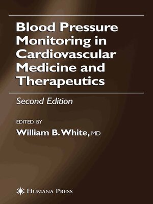 cover image of Blood Pressure Monitoring in Cardiovascular Medicine and Therapeutics